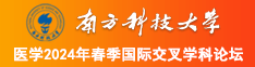 大鸡吧插逼视频免费看南方科技大学医学2024年春季国际交叉学科论坛